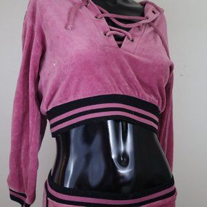 Hot pink sweat suit set